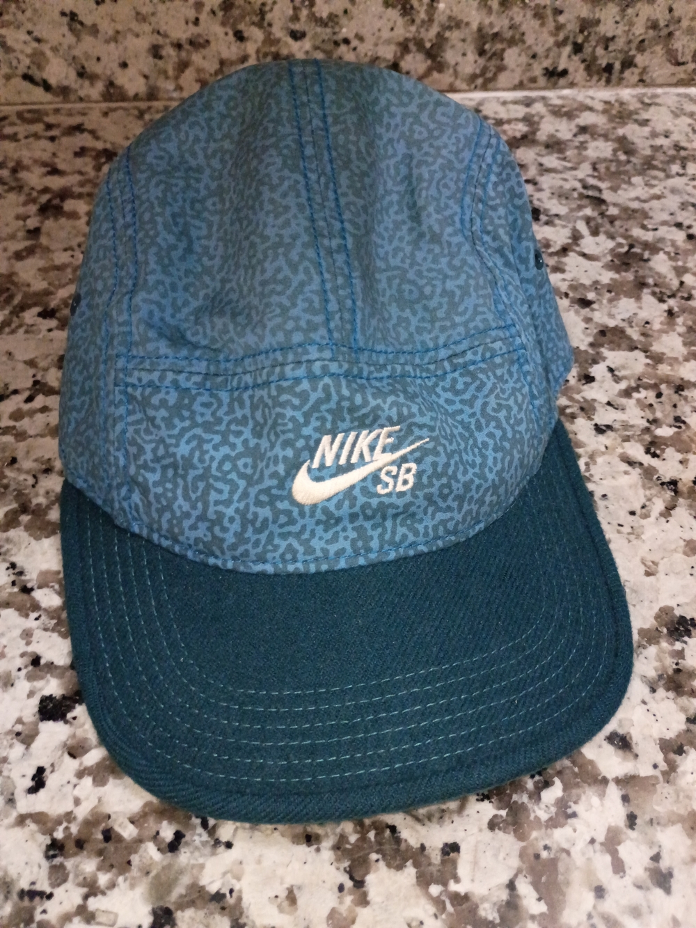 Nike SB Teal Patterned 5-Panel Cap